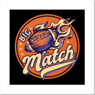 Big match American Football Posters and Art